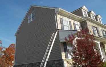 Exterior House Painting in-progress Leesburg Virginia