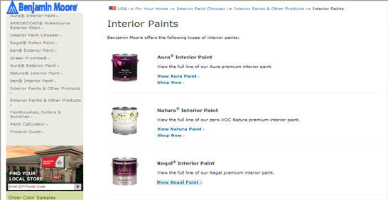 Benjamin Moore Exterior Paints