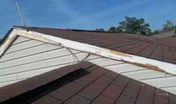 Deteriorated Wood Trim in Fairfax Station VA